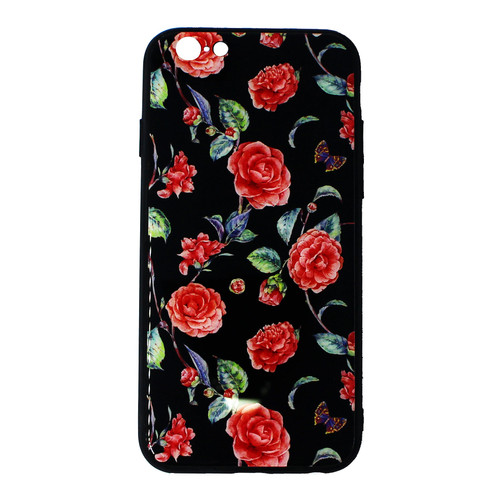 Tempered Glass Flower Case ( iPhone 6 ) - Chikili.com
