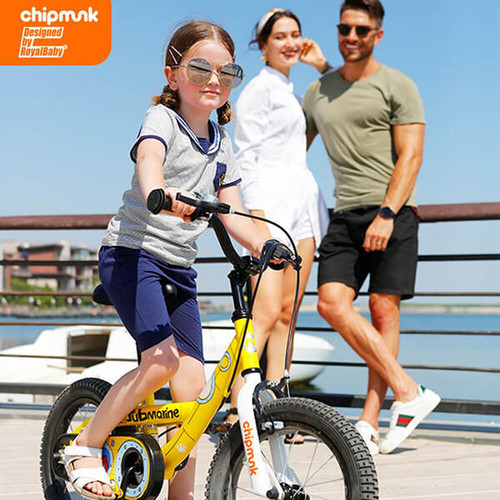 CHIPMUNK SUBMARINE 12INCH CHILDREN BICYCLE NAVY BLUE