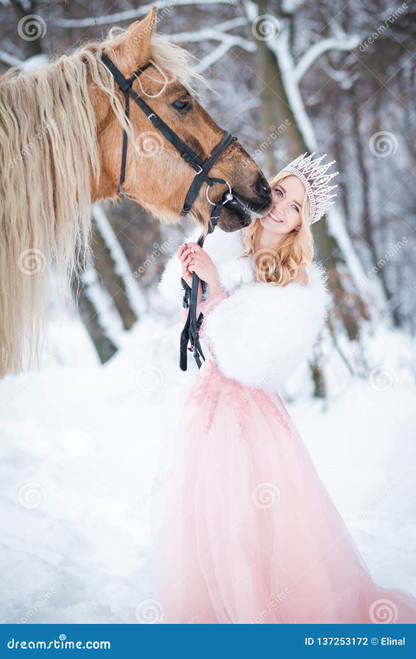 Princess-Snow Queen with Horse