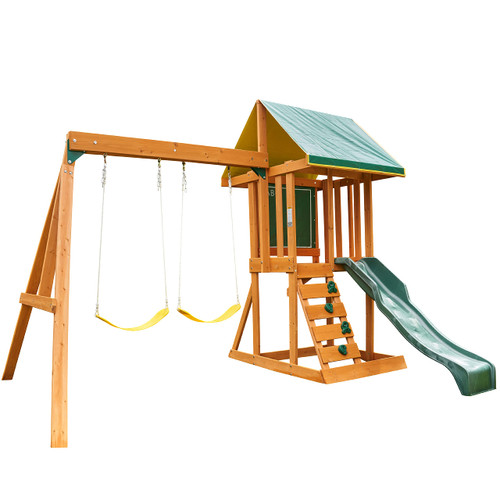 KIDKRAFT AINSLEY OUTDOOR SWING SET / PLAYSET KIDKRAFT AINSLEY OUTDOOR SWING SET / PLAYSET