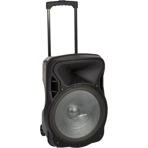 Olsenmark 15"Troly Speakr Usb/Tf/Fm/Rmt/Aux/Mic1X1