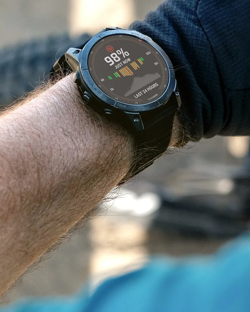 FENIX 7X SAPPHIRE SOLAR BLACK DLC Ti W/BLACK BAND EMEA 010-02541-23