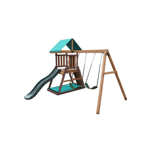 Mountpeak - Matterhorn Swing Set & Playhouse- Chikili.com