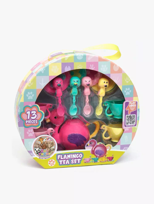 FLAMINGO TEA GIFT SET WITH LOTS OF ACCESSORIES, GIFT BOX- Chikili.com