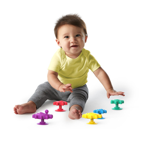 BABY EINSTEIN GEARS OF DISCOVERY SUCTION-CUP GEARS