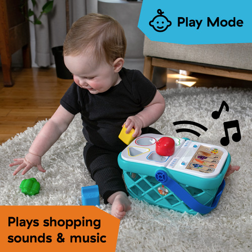 BABY EINSTEIN MAGIC TOUCH SHOPPING BASKET PRETEND TO SHOP TOY ( HAPE)