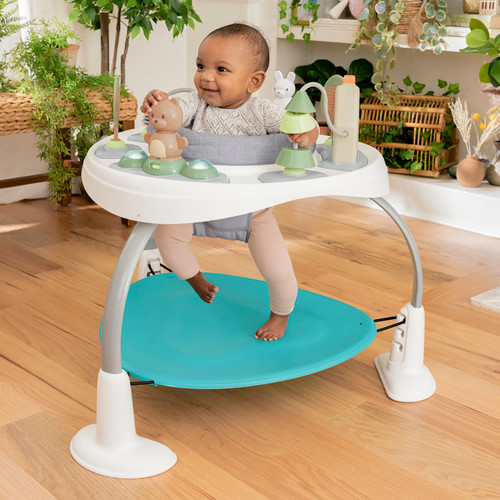SPRING & SPROUT 2-IN-1 ACTIVITY JUMPER &TABLE  FIRST FOREST