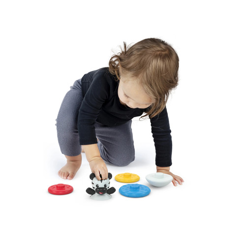 BABY EINSTEIN 
STACK & WOBBLE ZEN TEETHER TOY
