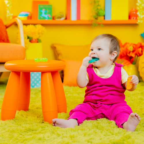 BRIGHT STARTS CHILL & TEETHE TEETHING TOY