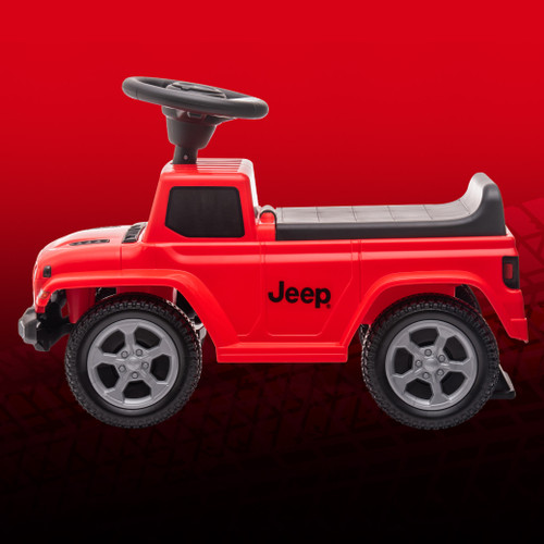 MOON RIDE ON JEEP GLADIATOR FOR BOYS AND GIRLS, 18-36 MONTHS WITH ANTI-TIPPING MECHANISM-RED