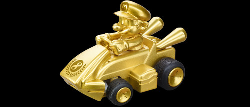 RC MARIO KART MINI MARIO GOLD