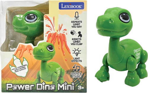 POWER PUPPY MINI DINOSAUR ROBOT W/LIGHT AND SOUND EFFECT