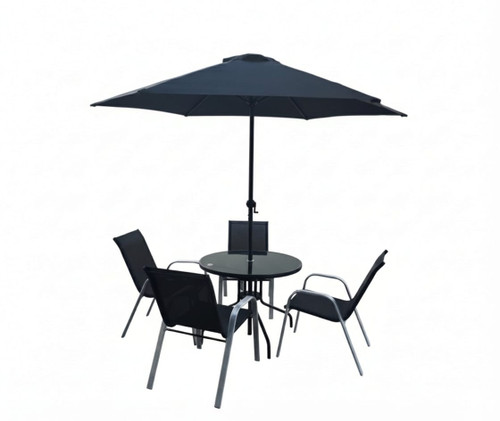 GRANDALA PATIO 4 PRSN WITH UMBRELLA SET- Chikili.com