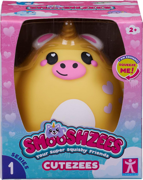 SMOOSHZEES 3.5 "CUTEZEES UNICORN (BUTTERCUP)- Chikili.com
