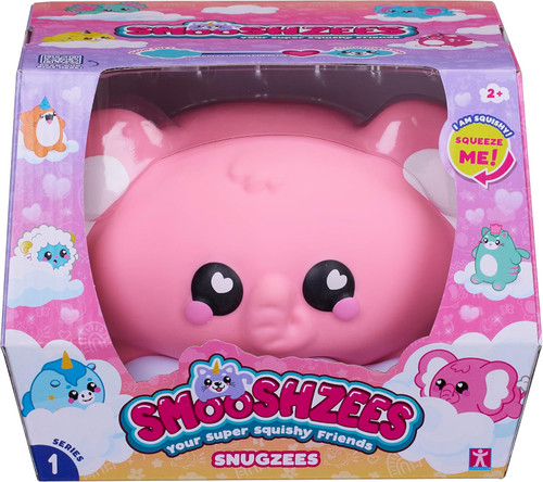 SMOOSHZEES 6.8" SNUGZEES ELEPHANT (BUBBLEZ)- Chikili.com