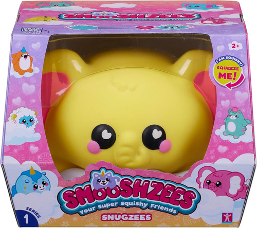 SMOOSHZEES 6.8"SNUGZEES ELEPHANT (CUSTARD)- Chikili.com