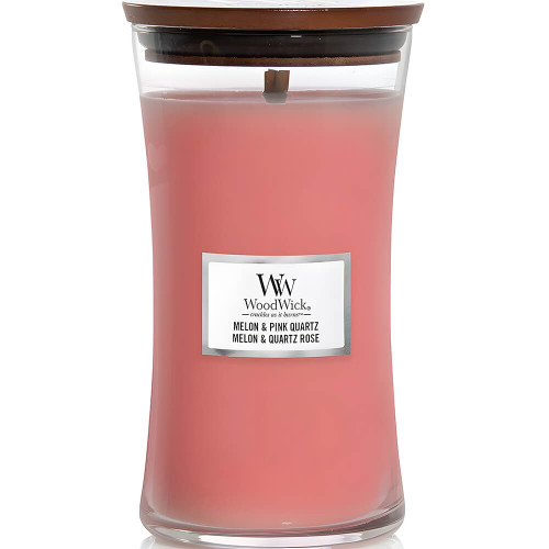 WOODWICK LARGE JAR MELON & PINK QUARTZ- Chikili.com