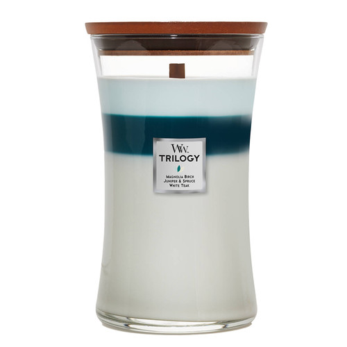 WOODWICK LARGE JAR ICY WOODLAND- Chikili.com
