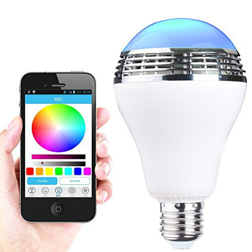 Bluetooth Smart LED Bulb with Speaker - Chikili.com