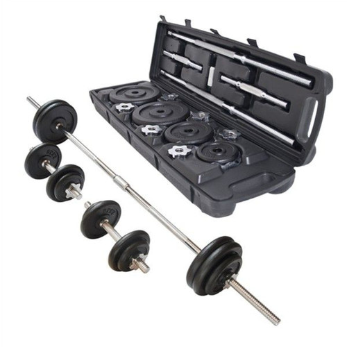 Barbell Set With Case - 50 Kg -Chikili.com