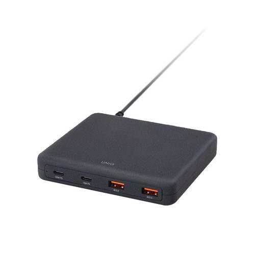 Uniq Surge Mini 100w 4 USB Charging Station With Duo Type-C PD & QC 3.0 (UK) -Chikili.com