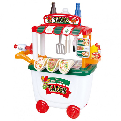 Playgo Gourmet Taco Party Cart - 29 Pcs -Chikili.com