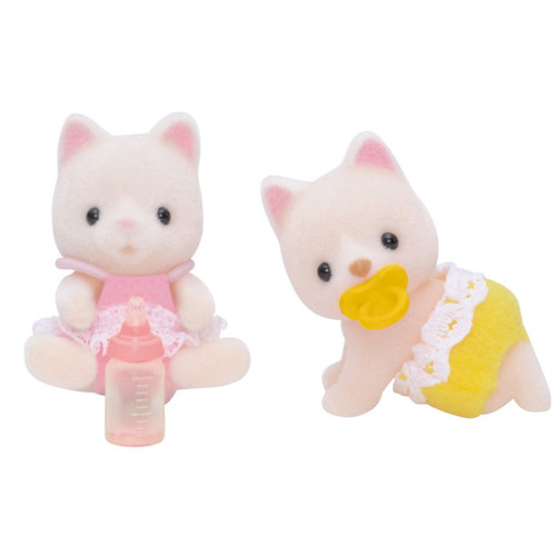 Sylvanian Family Silk Cat Twins -Chikili.com