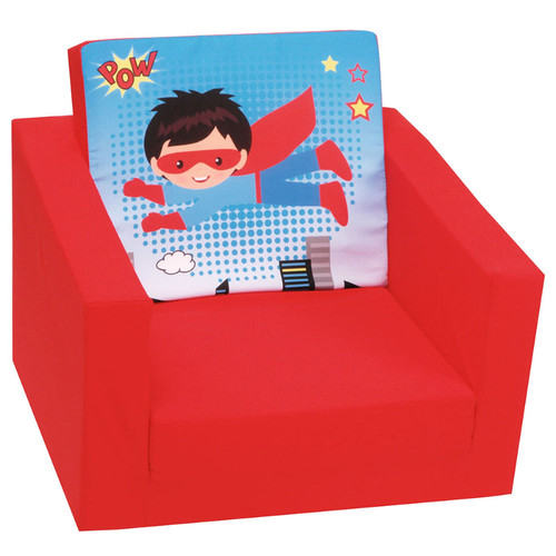 Delsit Single Sofa - Super Hero Red -Chikili.com