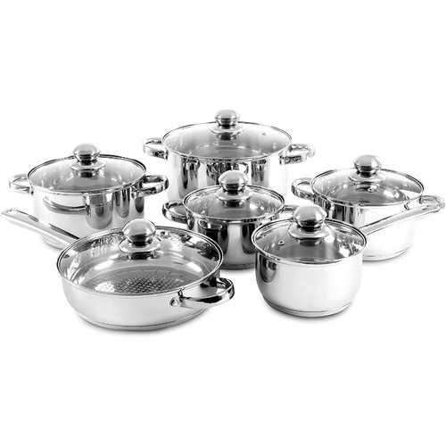 Royalford Stainless Steel Cookware Set RF5124 -Chikili.com