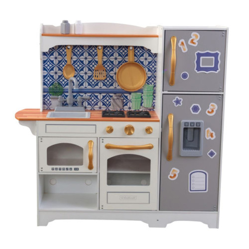 KidKraft Mosaic Magnetic Play Kitchen -Chikili.com