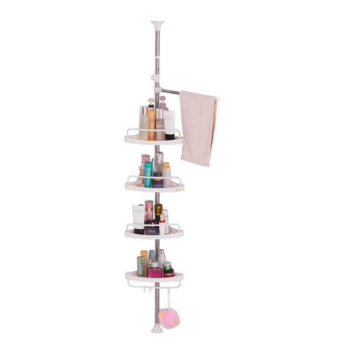 Adjustable Bathroom Four Tier Corner Shelf-Chikili.com