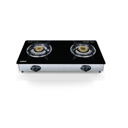 Sanford 2 Burner Glass Top Gas Stove SF5228GC-chikili.com