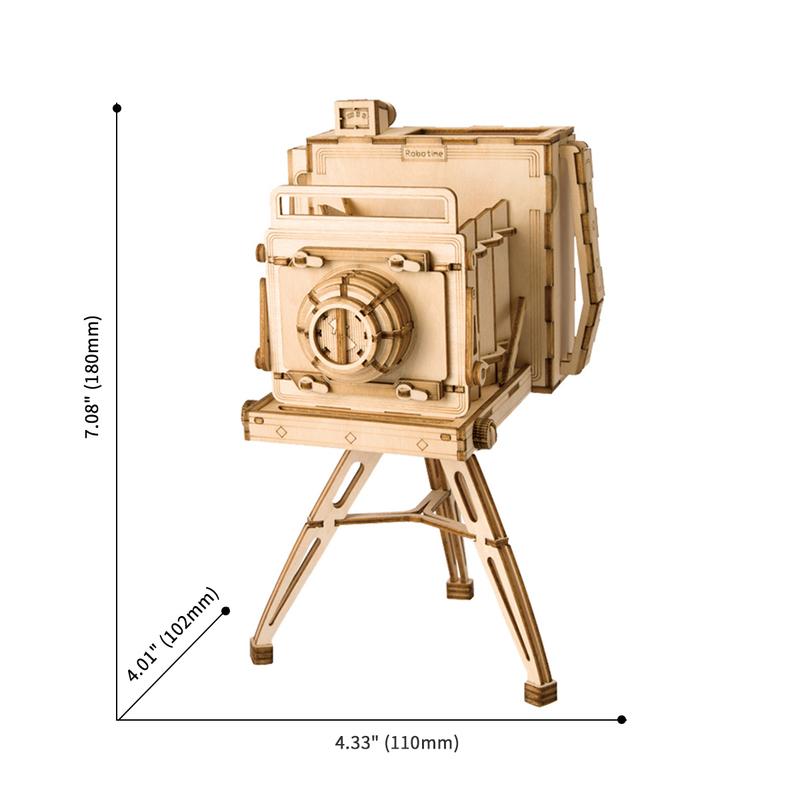 Robotime Vintage Camera TG403 3D Wooden Puzzle