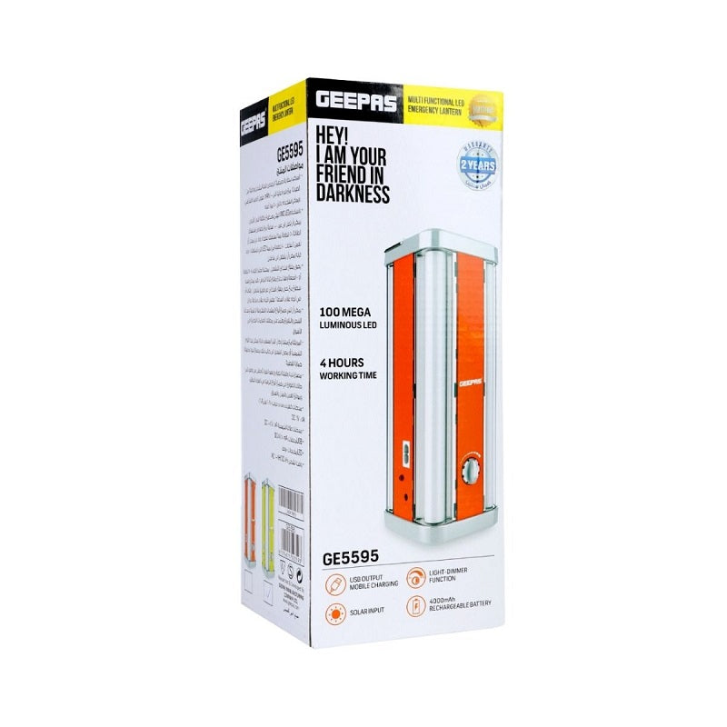 Geepas 4000mAh Multifunctional LED Lantern GE5595