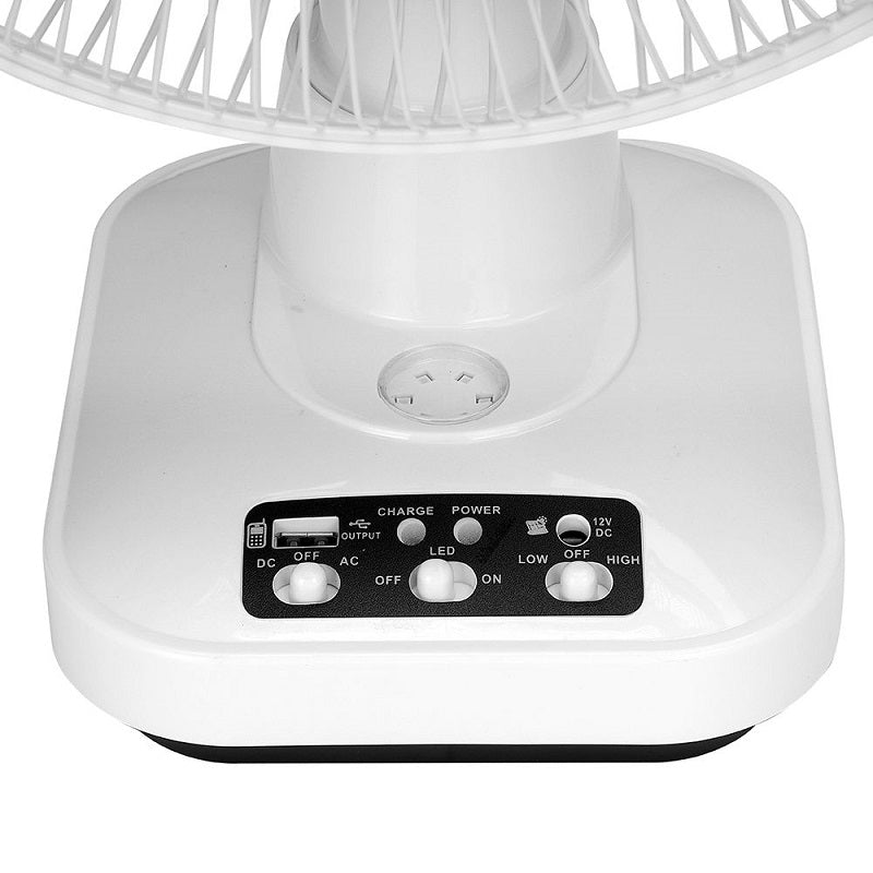 Geepas 12'' Rechargeable Oscillating Fan GF21118