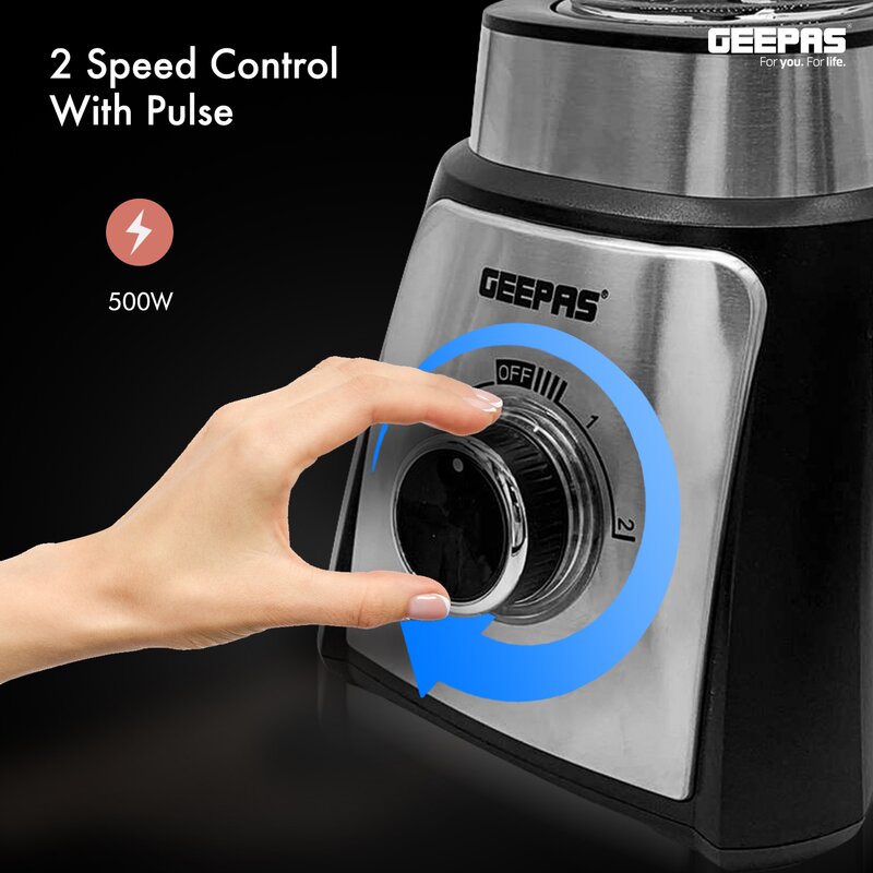 Geepas 500W 2 In 1 Blender GSB44076UK