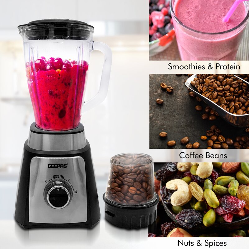 Geepas 500W 2 In 1 Blender GSB44076UK