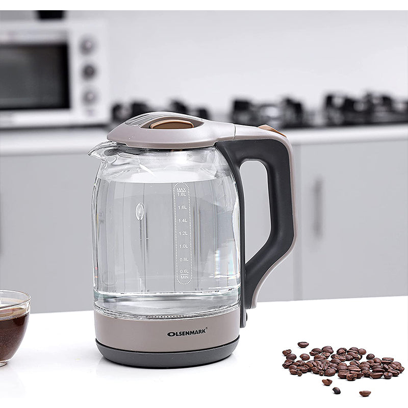 Olsenmark 1.8L Glass Kettle OMK2394