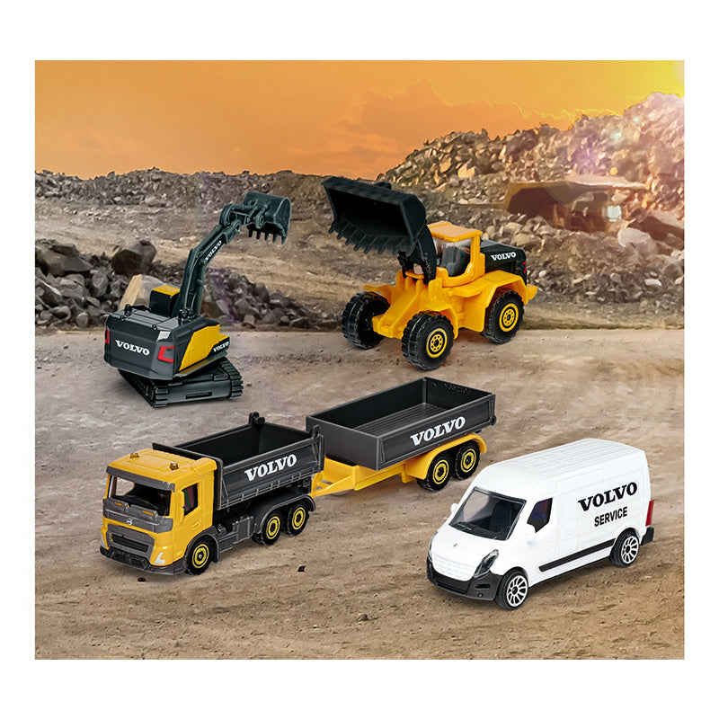 Majorette Creatix Construction + 5 Volvo vehicles 212050032 Majorette Creatix Construction + 5 Volvo vehicles 212050032