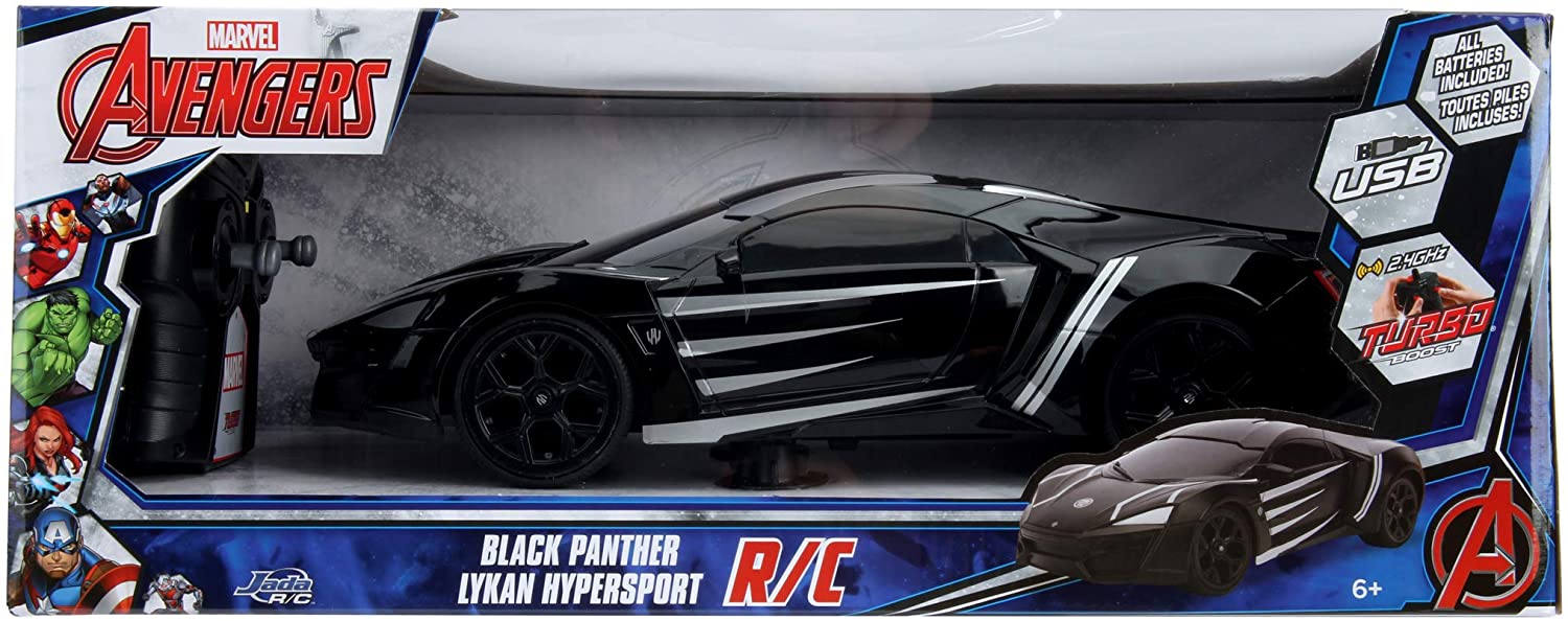 Jada Marvel RC Black Panther Lykan 1:16 253226001