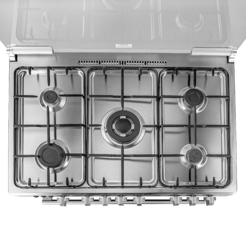 Geepas 5 Burner Cooking Range GCR9061FPSRC