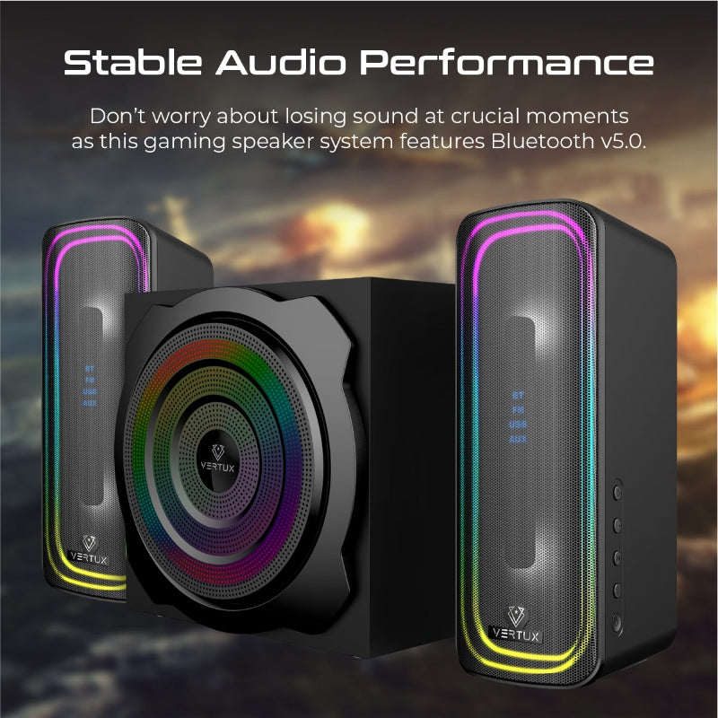 DXB Vertux Gaming Speaker 80W Sonic Thunder
