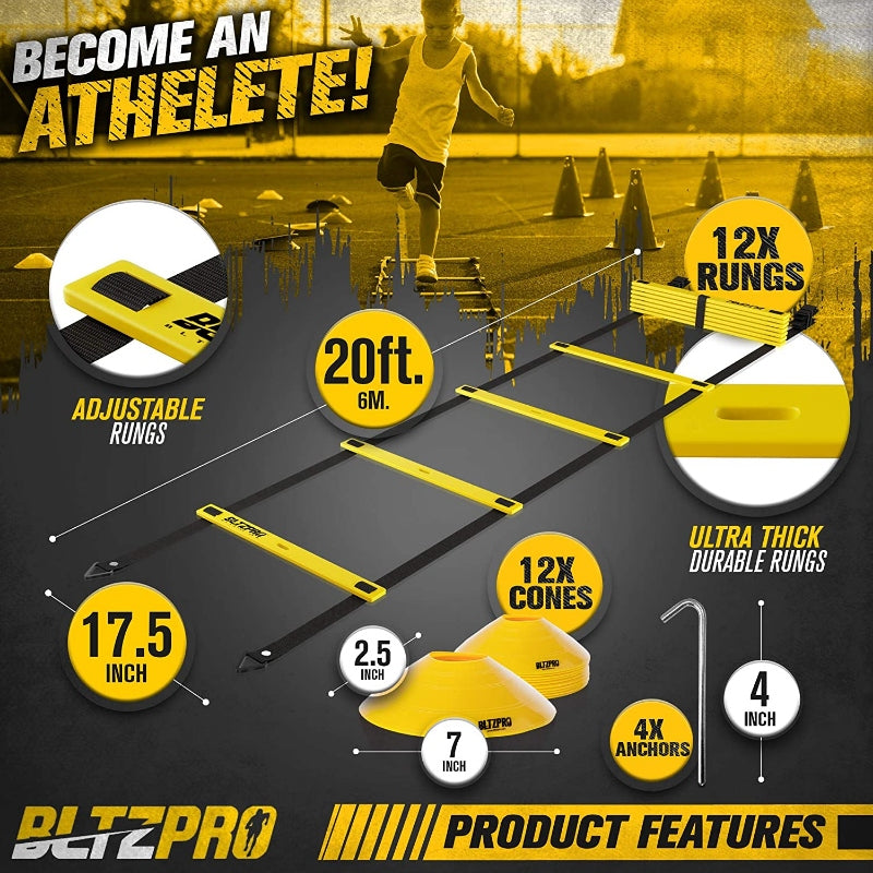 Agility Adjustable Ladder Set 6mtrBest Price in Doha, Qatar Buy at