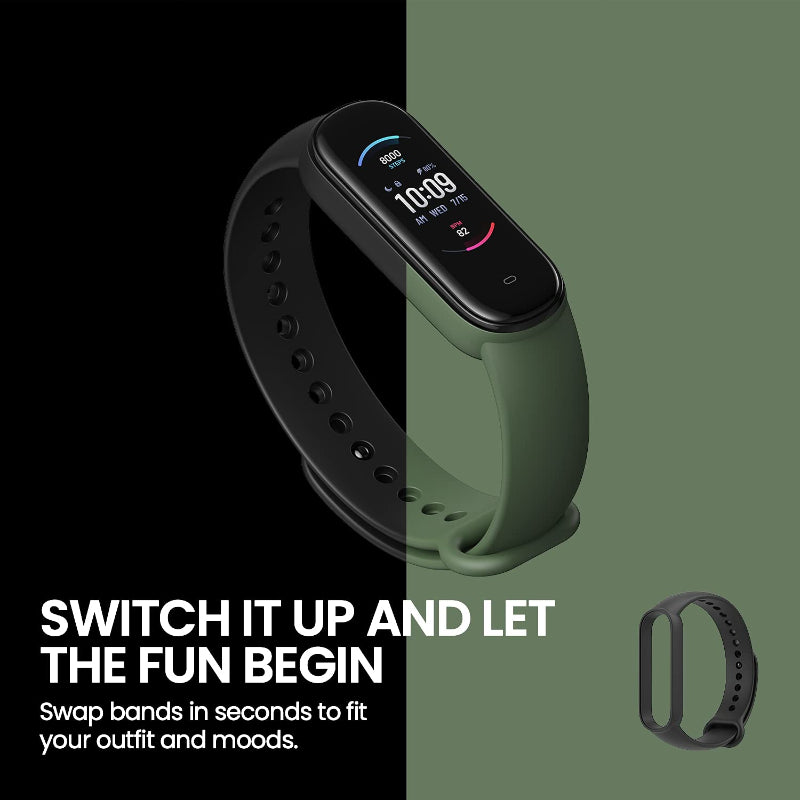 Buy Amazfit Band 5 – Olive Green in Qatar 