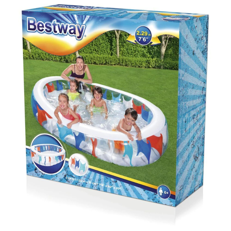Bestway 2.29m x 1.52m x 51cm Elliptic Pool