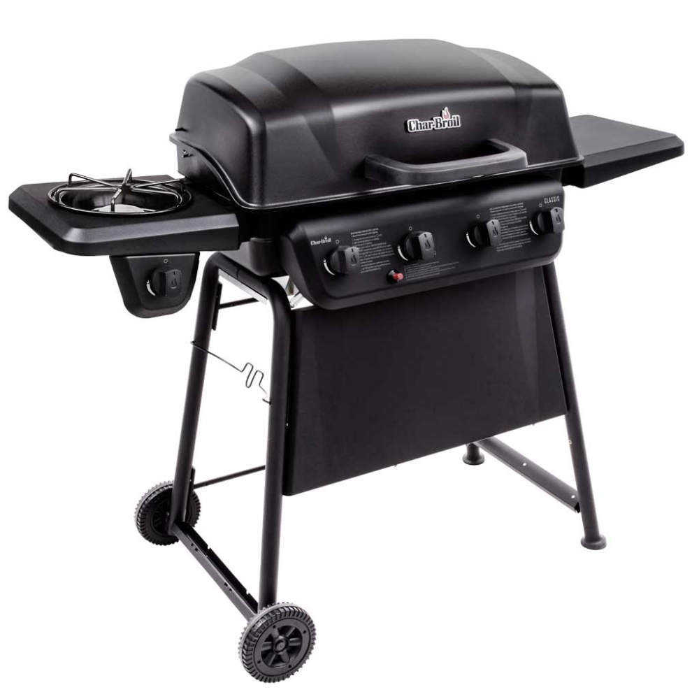 CHARBROIL GAS BBQ 4 BURNER W/SB