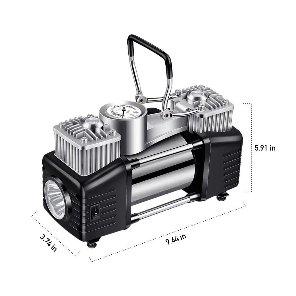 Double Cylinder Air Compressor With Tool Set