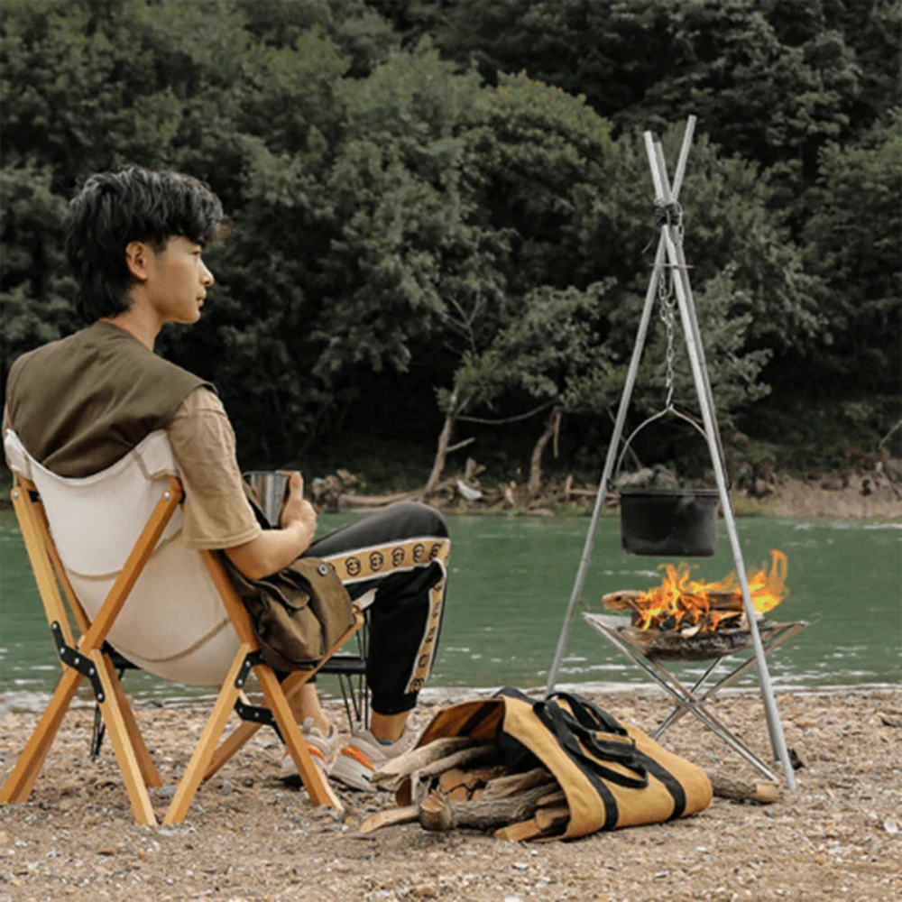 Camping Cooking Hanging Tripod