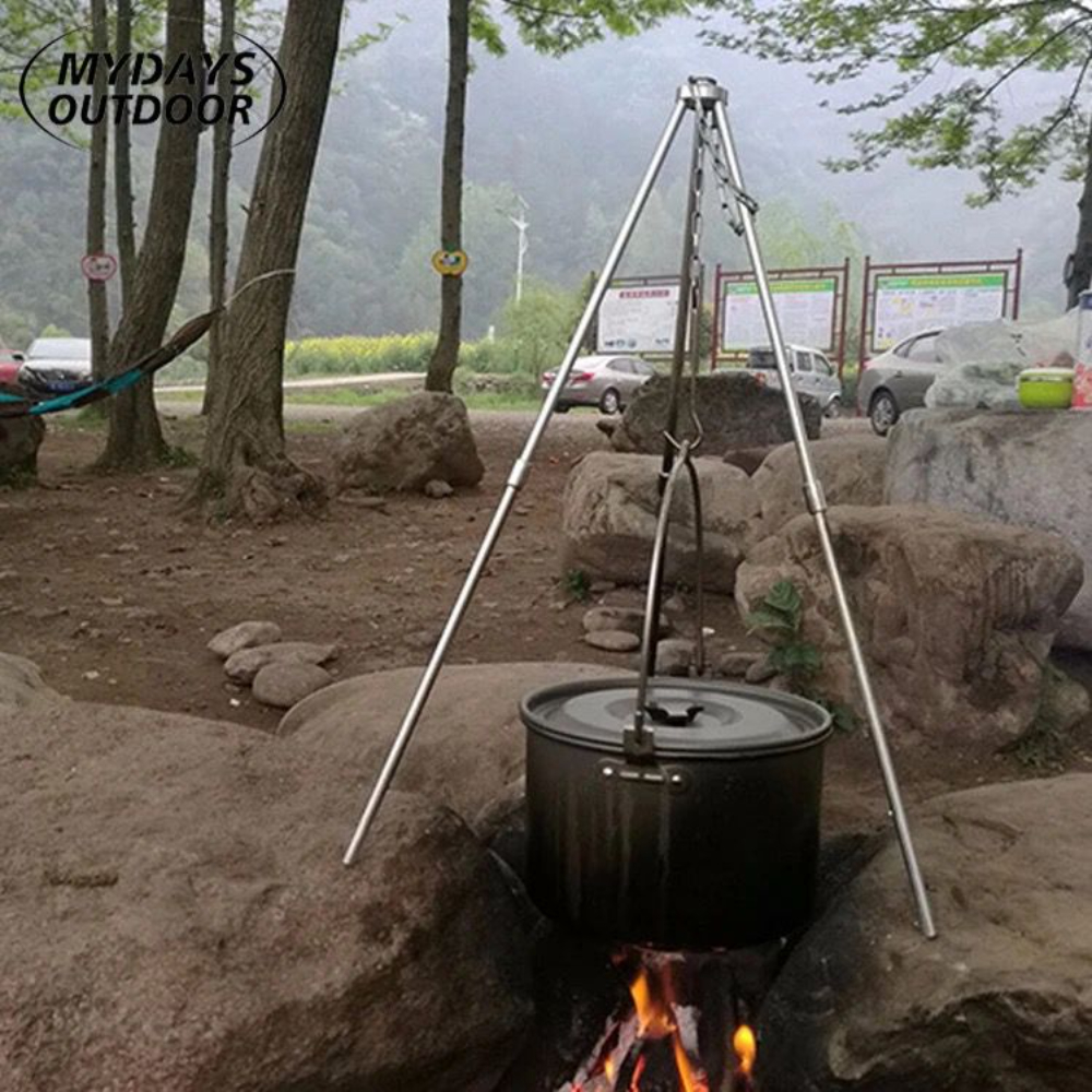 Camping Cooking Hanging Tripod