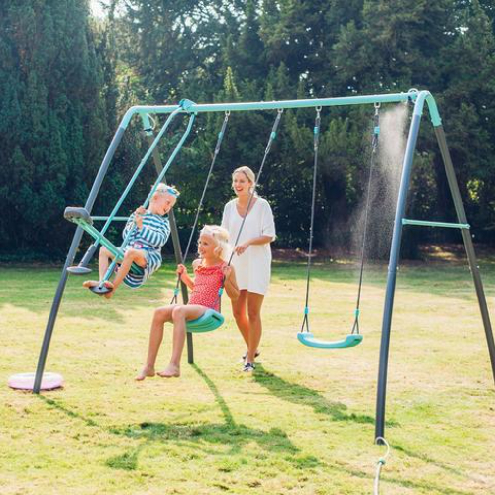 Plum Premium Metal Double Swing & Glider With Mist